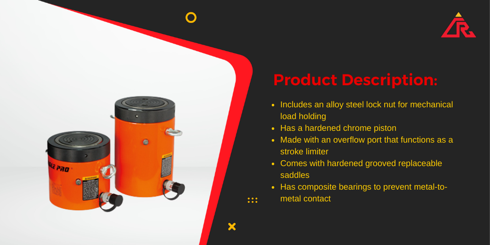 Eagle Pro Hydraulic Tool EL Series – Single Acting, With Locking Collars from Compresstech