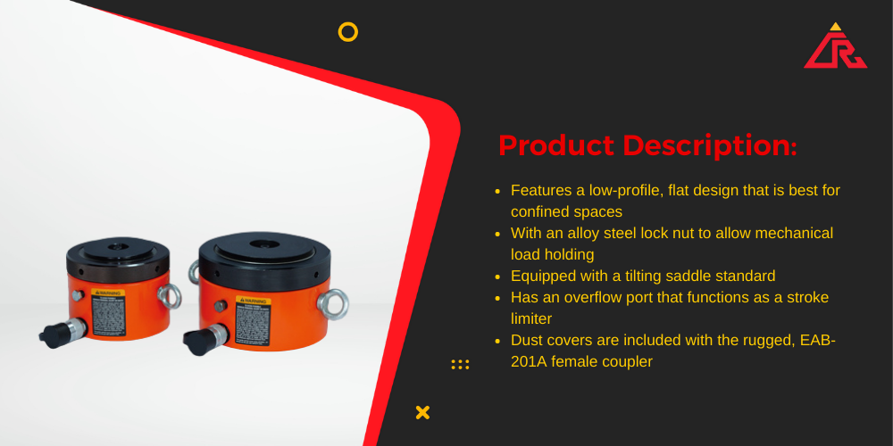 Eagle Pro Hydraulic Tool ELL Series – Low Profile With Locking Collars from Compresstech