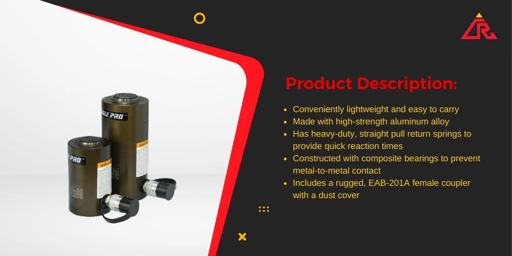 Eagle Pro Hydraulic Tool ESA Series – Single Acting, Aluminum from Compresstech