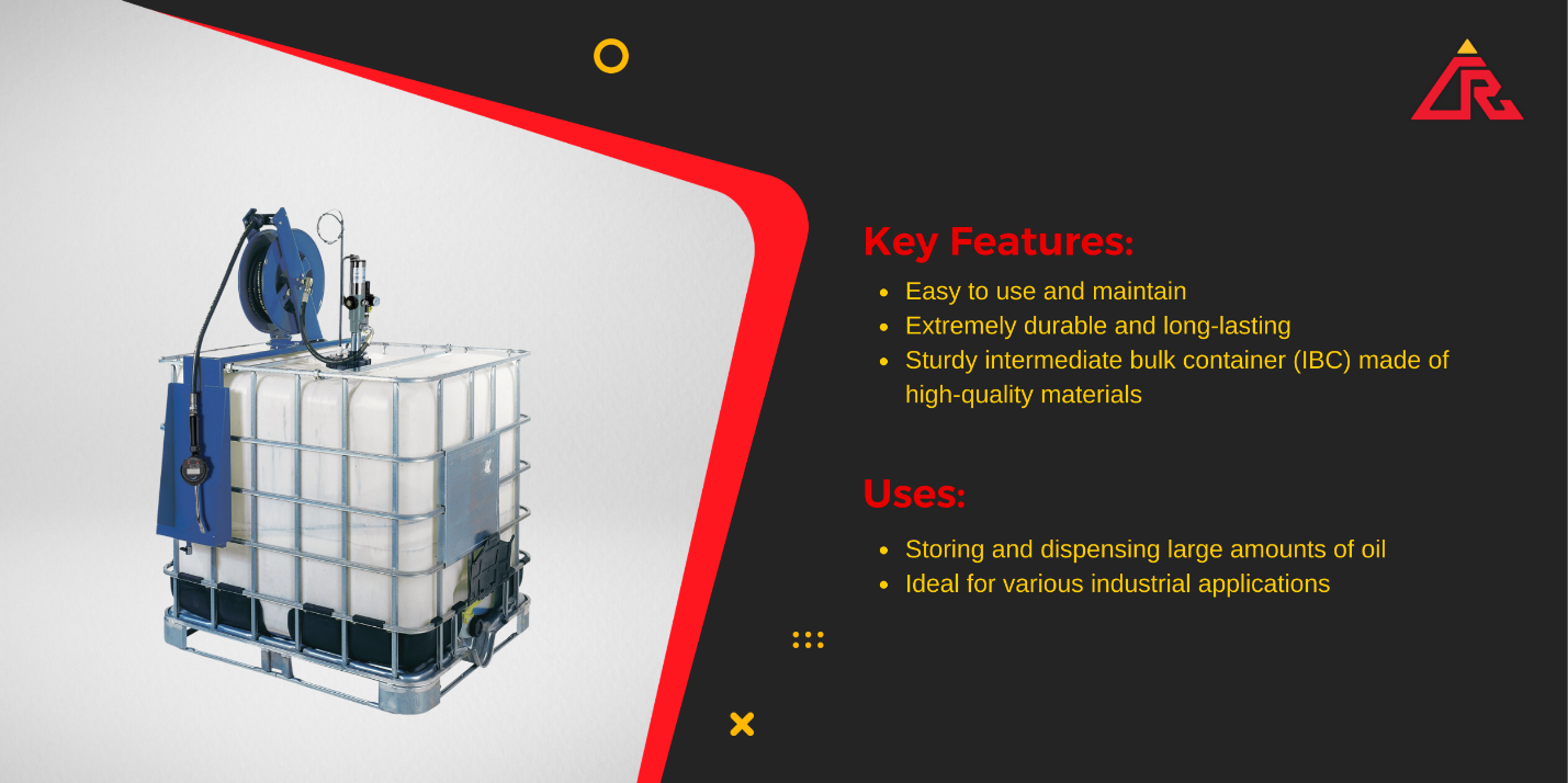 Mounted Oil Dispensing System With IBC Tank from Compresstech